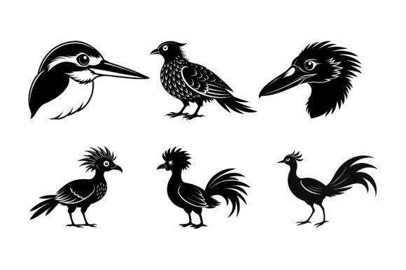 Birds Silhouette Icon Collection Bundle: A Versatile Design Resource for Creators