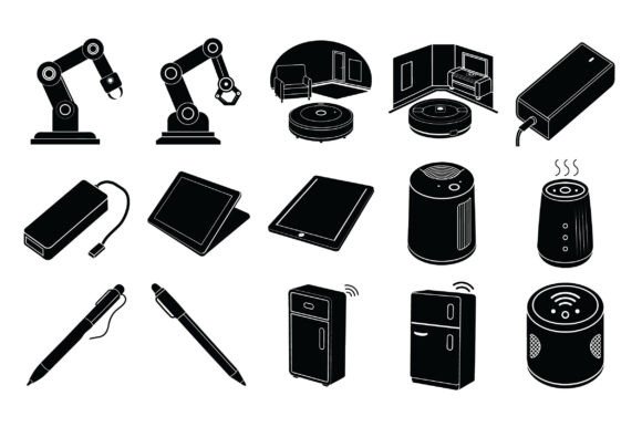 Exploring the Versatility of Technology Devices Silhouette - Vol 3