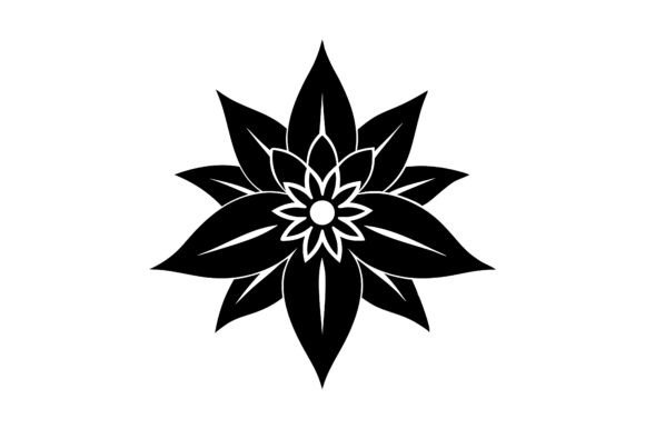 Flower Silhouette Vector Icon: A Versatile Design Element for Creative Projects
