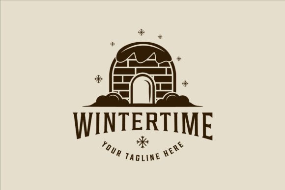 Igloo House with Snow Logo Vintage – A Strategic Design for Modern Creativity