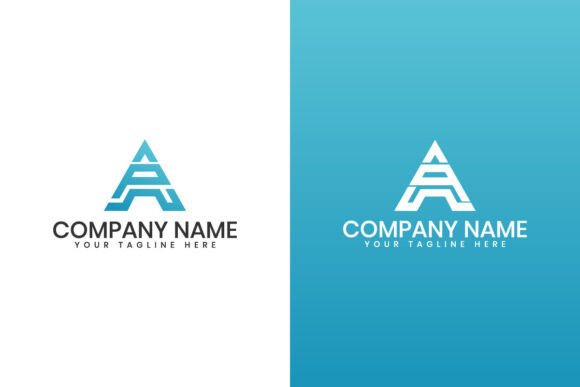 Letter Ap Aq Abstract Logo Design