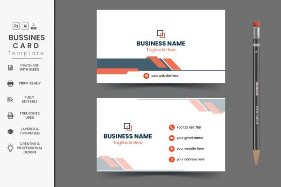 Modern Abstract Business Card: A Strategic Tool for Professional Branding