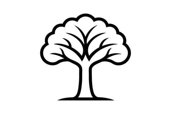 Tree Silhouette Vector Icon: A Modern Design Essential