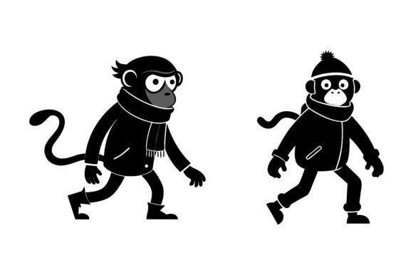 Winter Clothes Monkey Walking Bundle: A Trendy Twist on Seasonal Fashion